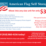 North Carolina Fayetteville American Flag Self Storage photo 1