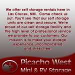 New Mexico Las Cruces Picacho West Mini & RV Storage photo 1